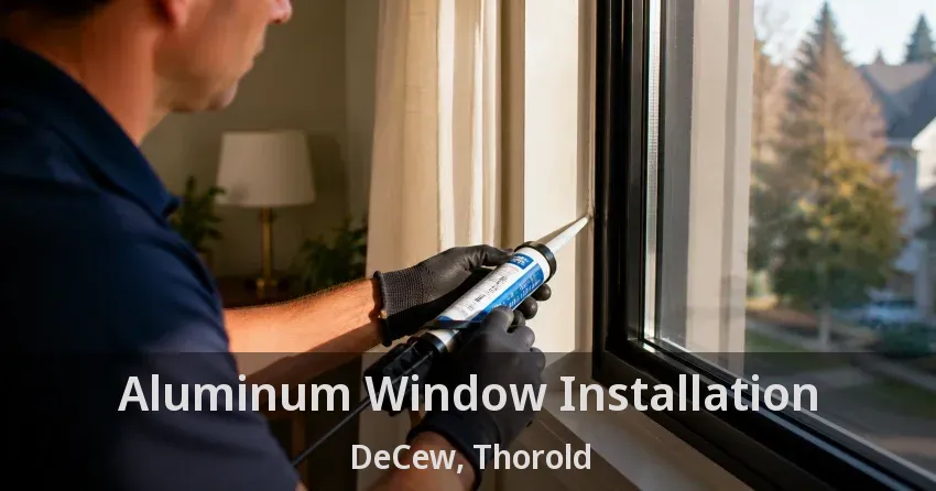 Aluminum Window Installation DeCew, Thorold - ON