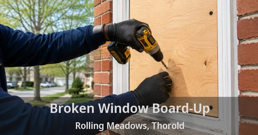 Broken Window Board-Up Rolling Meadows, Thorold - ON