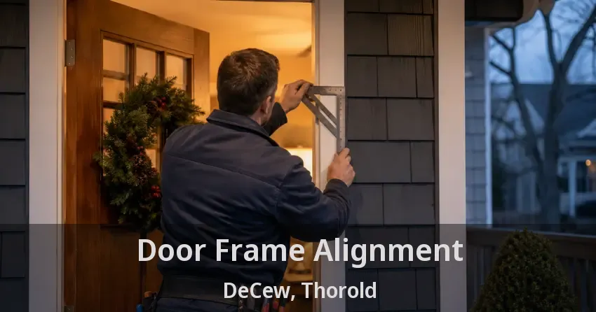 Door Frame Alignment DeCew, Thorold - ON