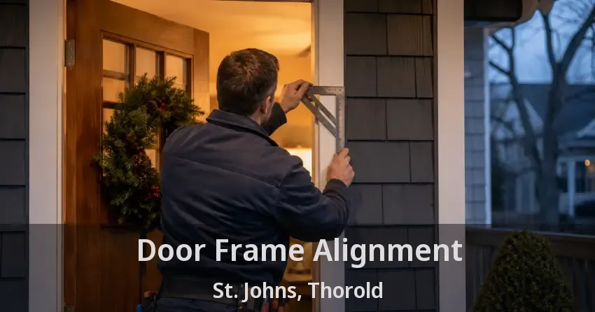 Door Frame Alignment St. Johns, Thorold - ON