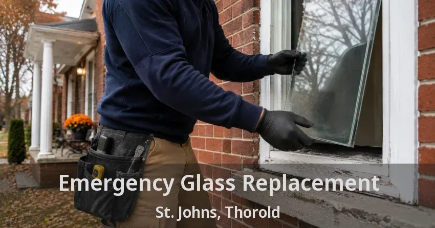 Emergency Glass Replacement St. Johns, Thorold - ON
