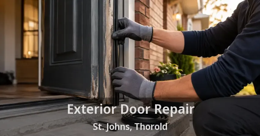 Exterior Door Repair St. Johns, Thorold - ON