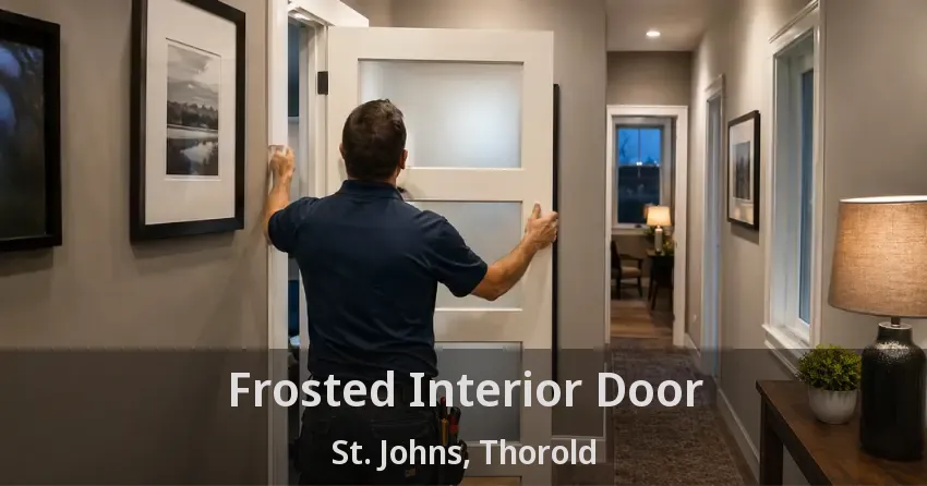 Frosted Interior Door St. Johns, Thorold - ON