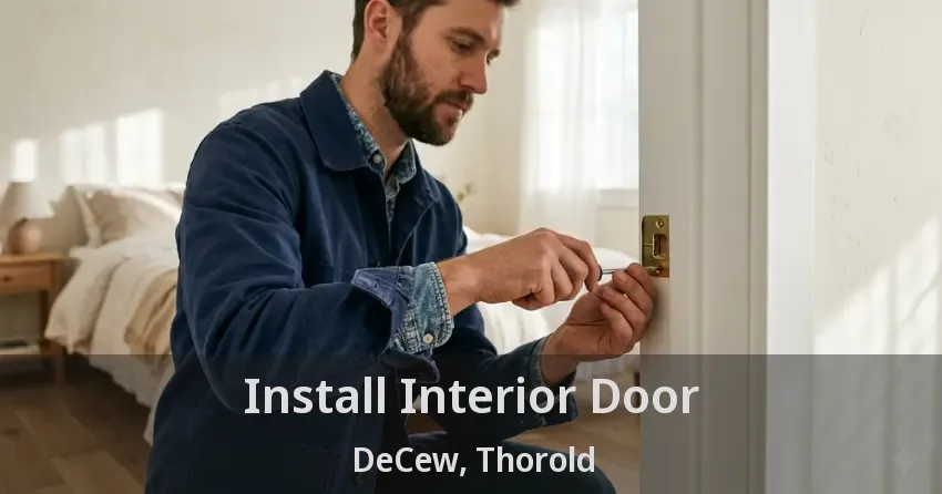 Install Interior Door DeCew, Thorold - ON