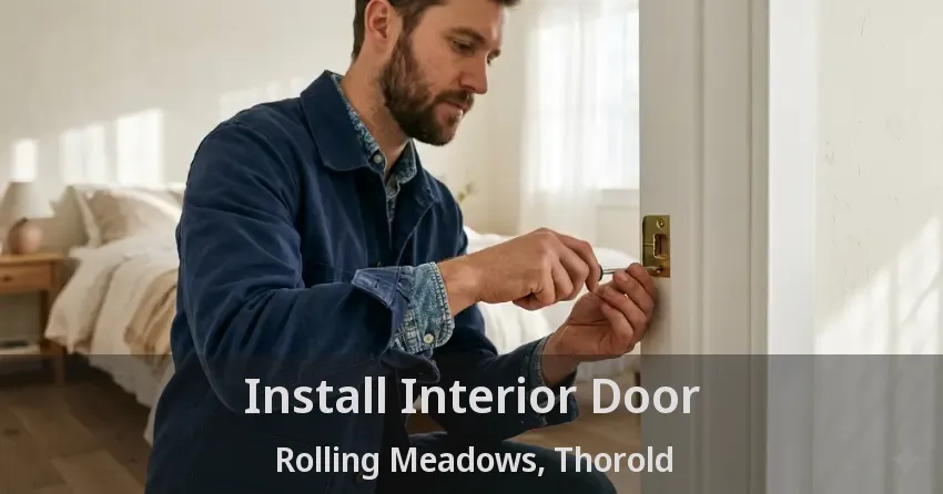 Install Interior Door Rolling Meadows, Thorold - ON