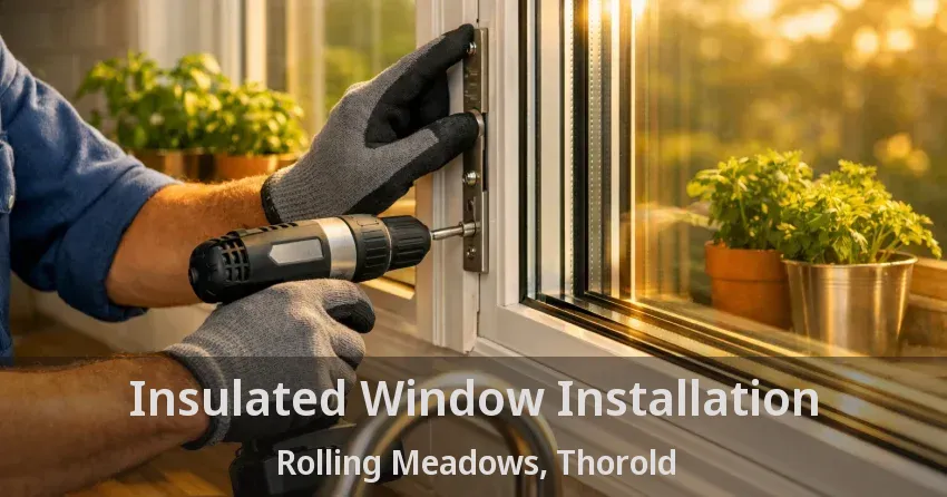 Insulated Window Installation Rolling Meadows, Thorold - ON