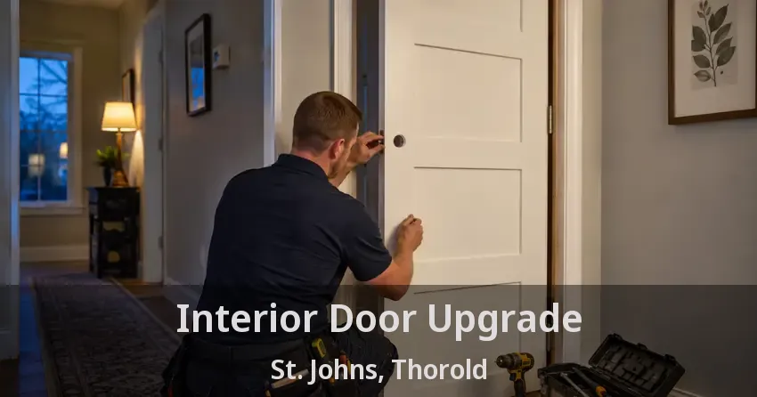 Interior Door Upgrade St. Johns, Thorold - ON