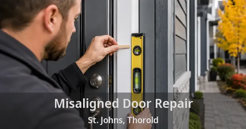 Misaligned Door Repair St. Johns, Thorold - ON