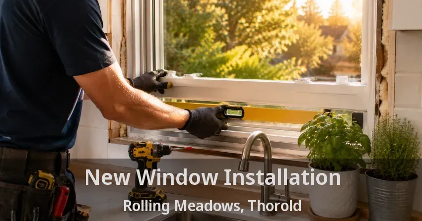 New Window Installation Rolling Meadows, Thorold - ON
