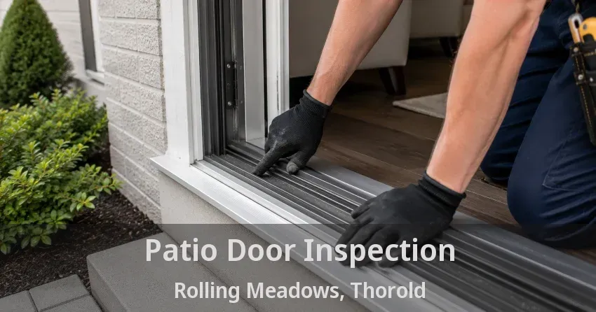 Patio Door Inspection Rolling Meadows, Thorold - ON