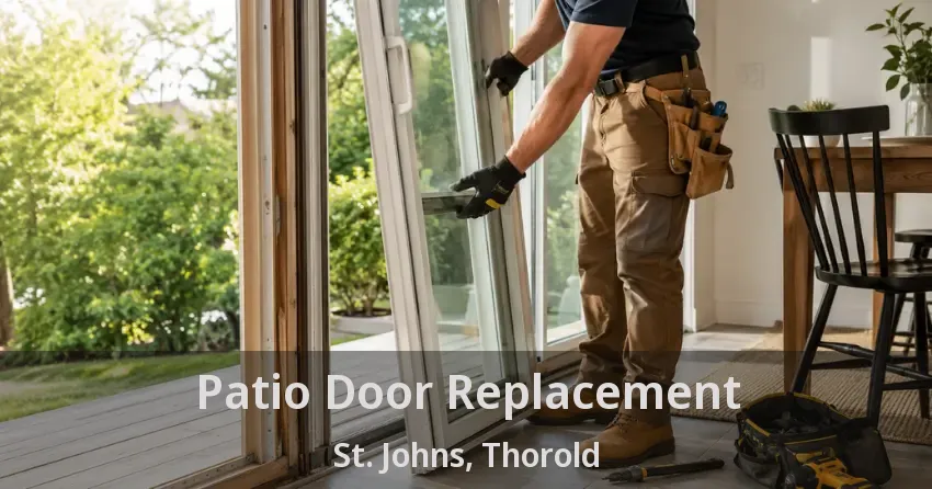 Patio Door Replacement St. Johns, Thorold - ON