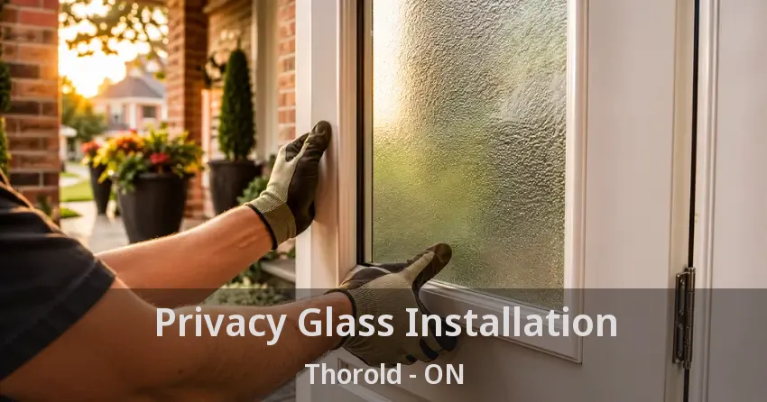 Privacy Glass Installation Thorold - ON