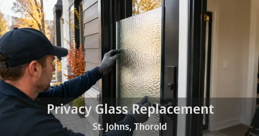 Privacy Glass Replacement St. Johns, Thorold - ON