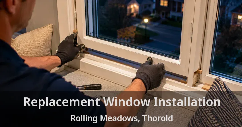 Replacement Window Installation Rolling Meadows, Thorold - ON