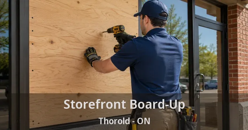 Storefront Board-Up Thorold - ON