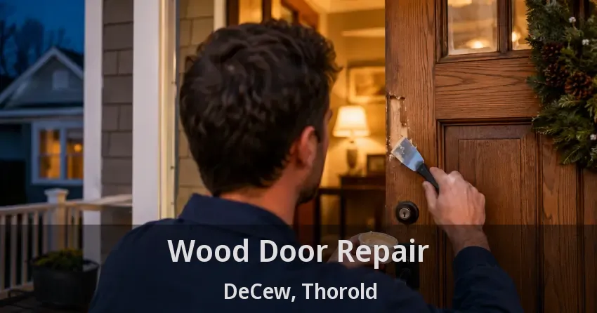 Wood Door Repair DeCew, Thorold - ON