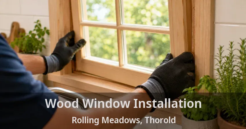 Wood Window Installation Rolling Meadows, Thorold - ON