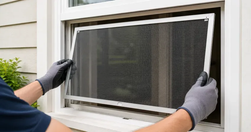 technician repairing a window sash and balance system in Thorold